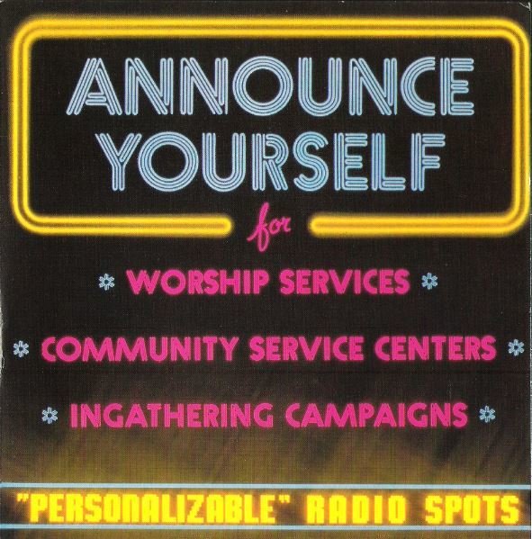 Seventh-Day Adventist Church / Announce Yourself II | Sunspot SP-1051 | EP, 7" Vinyl | 1988