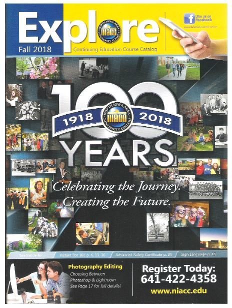 Explore (NIACC) / 100 Years (1918-2018) | Catalog | Fall 2018