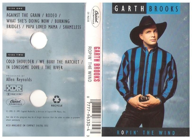 Brooks, Garth / Ropin' the Wind | Capitol Nashville C4-96330 | September 1991