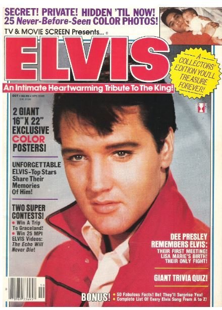 Presley, Elvis / TV + Movie Screen Presents...Elvis | Magazine | October 1987