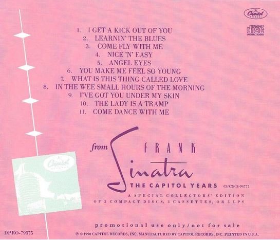 Sinatra, Frank / The Capitol Years - Sampler | Capitol | CD | 1990