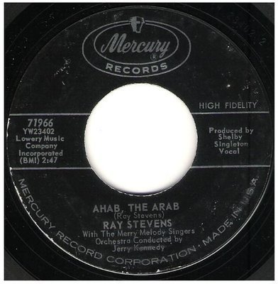 Stevens, Ray / Ahab, the Arab | Mercury 71966 | Single, 7&quot; Vinyl | June 1962