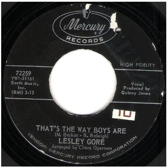 Gore, Lesley / That&#39;s the Way the Boys Are | Mercury 72259 | Single, 7&quot; Vinyl | March 1964