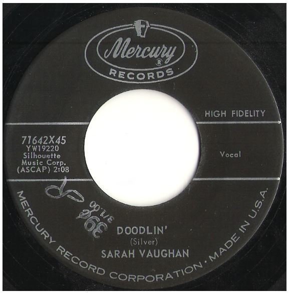 Vaughan, Sarah / Doodlin&#39; | Mercury 71642 | Single, 7&quot; Vinyl | June 1960