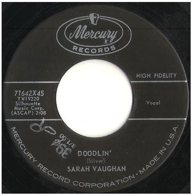 Vaughan, Sarah / Doodlin&#39; | Mercury 71642 | Single, 7&quot; Vinyl | June 1960