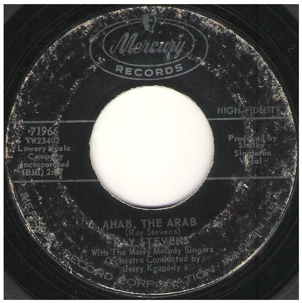 Stevens, Ray / Ahab, the Arab | Mercury 71966 | Single, 7" Vinyl | June 1962