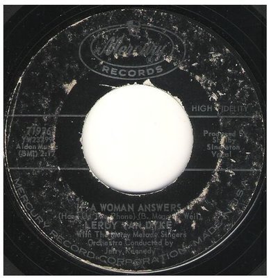 Van Dyke, Leroy / If a Woman Answers (Hang Up the Phone) | Mercury 71926 | Single, 7&quot; Vinyl | February 1962