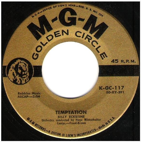 Eckstine, Billy / Temptation | MGM Golden Circle K-GC-117 | Single, 7" Vinyl