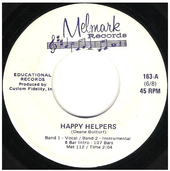Uncredited Artists / Happy Helpers + 3 | Melmark 163 | EP, 7" Vinyl