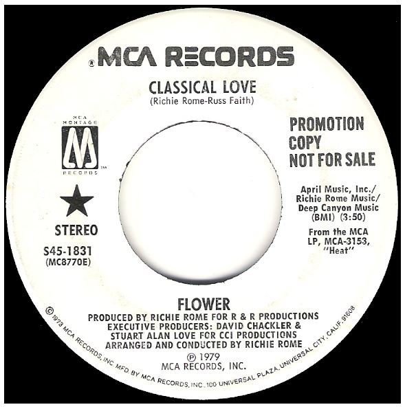 Flower / Classical Love | MCA (Montage) S45-1831 | Single, 7" Vinyl | Promo | 1979
