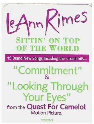 Rimes, LeAnn / Sittin&#39; On Top of the World | Curb 77901-2 | Sticker | May 1998