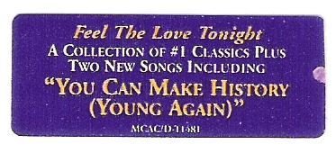 John, Elton / Love Songs | MCA MCAC/D-11481 | Sticker | September 1996