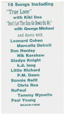 John, Elton / Duets | MCA MCAC/D-10926 | Sticker | November 1993