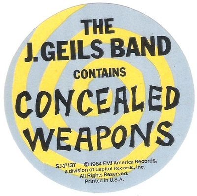 Geils, J. (Band) / You&#39;re Gettin&#39; Even While I&#39;m Gettin&#39; Odd | EMI America SJ-17137 | Sticker | October 1984