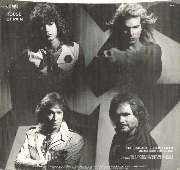 Van Halen / Jump! | Warner Bros. 29384-7 | Picture Sleeve | December 1983