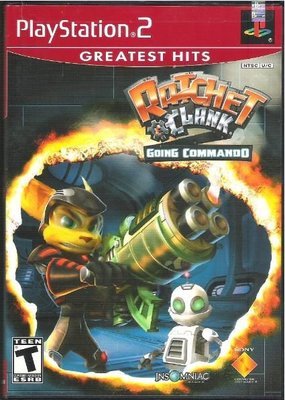 Playstation 2 / Ratchet + Clink - Going Commando | Sony SCUS-97268GH | Video Game | 2003