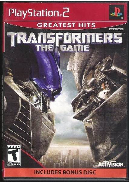 Playstation 2 / Transformers - The Game | Sony SLUS-21602GHP | 2007 | with Bonus Disc