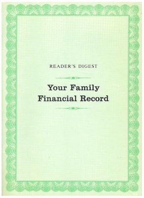 Reader&#39;s Digest / Your Family Financial Record | 1970