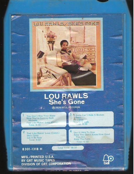 Rawls, Lou / She's Gone | Bell 8301-1318-H | Blue Shell | 1974