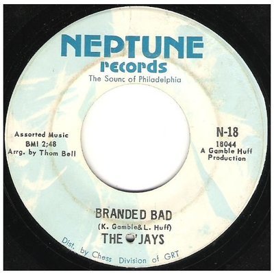O&#39;Jays, The / Branded Bad | Neptune N-18 | Single, 7&quot; Vinyl | October 1969
