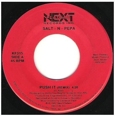 Salt-N-Pepa / Push It | Next Plateau KF-315 | Single, 7&quot; Vinyl | November 1987