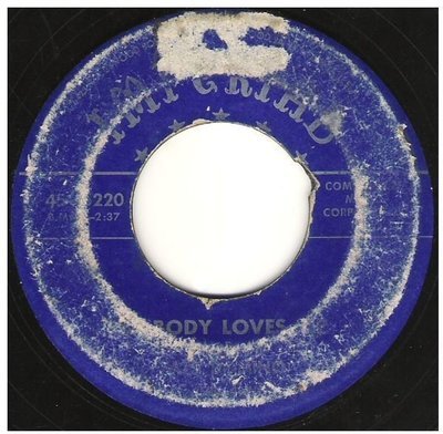 Domino, Fats / Nobody Loves Me | Imperial 45-5220 | Single, 7" Vinyl | January 1953