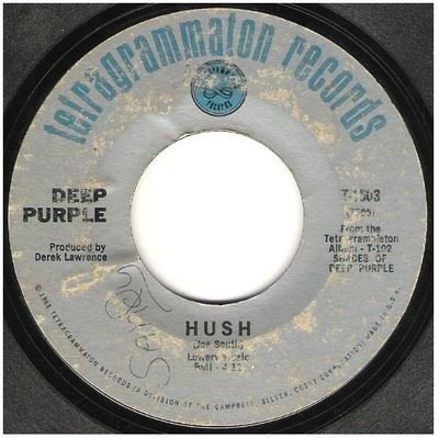 Deep Purple / Hush | Tetragrammaton T-1503 | Single, 7" Vinyl | July 1968