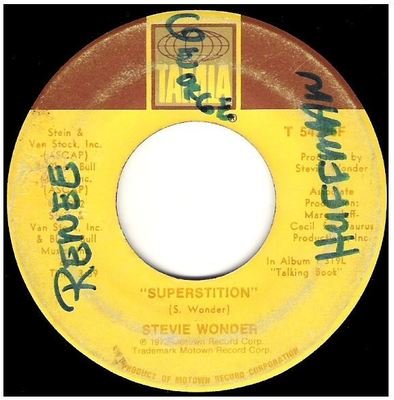 Wonder, Stevie / Superstition | Tamla T-54226F | Single, 7&quot; Vinyl | October 1972