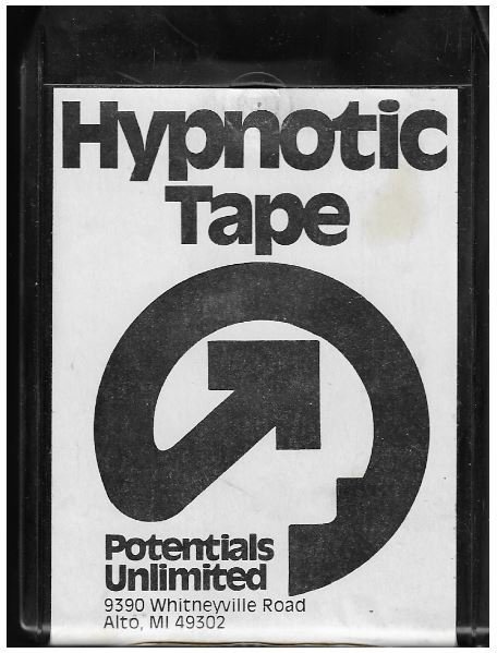 Potentials Unlimited / Hypnotic Tape | High Blood Pressure | Black Shell | 8-Track Tape | 1978