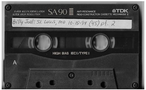 Joel, Billy / St. Louis, MO (Kiel Center) | Live Cassette | October 1994 | Part 2