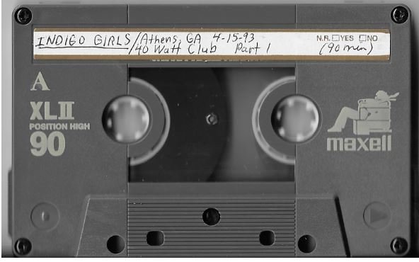 Indigo Girls / Athens, GA (40 Watt Club) | Live Cassette | April 1993 | Part 1
