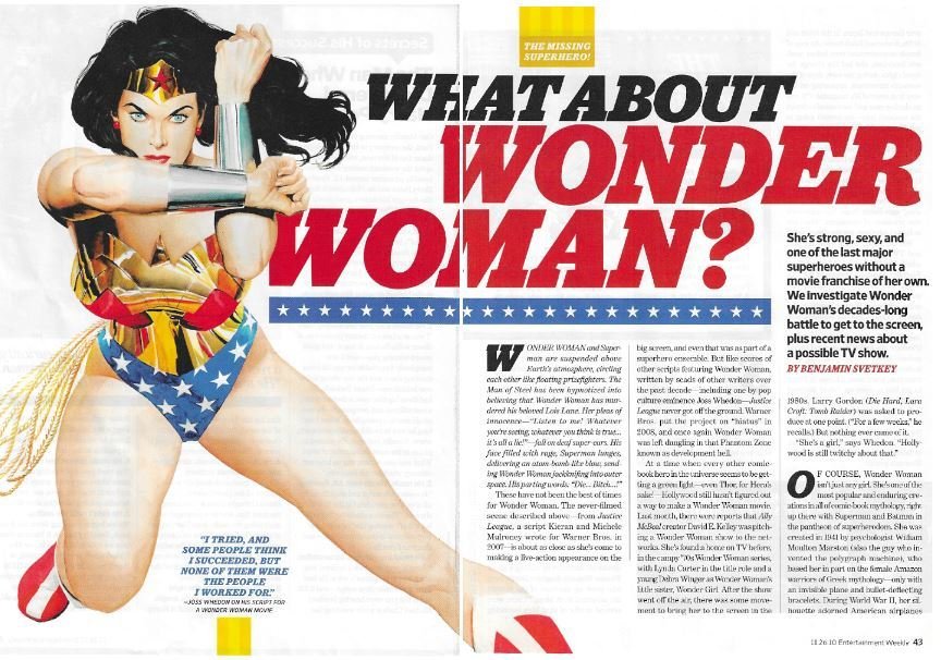 Wonder Woman / What About Wonder Woman? | Magazine Article | November 2010 | Lynda Carter