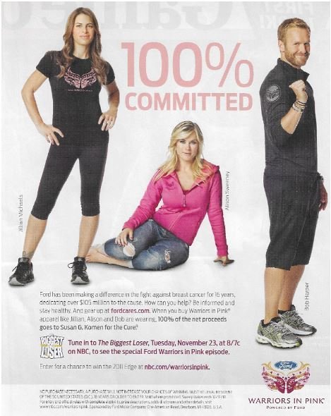 Sweeney, Alison / The Biggest Loser - 100% Committed | Magazine Ad | November 2010