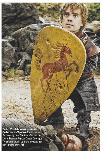 Dinklage, Peter / Mounts a Defense As Tyrion Lannister | Magazine Photo | November 2010 | Game of Thrones