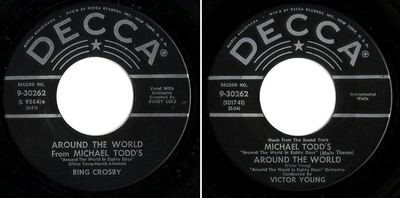 Crosby, Bing / Around the World (1957) / Decca 9-30262 (Single, 7&quot; Vinyl)