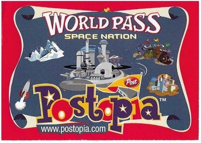 Postopia / World Pass - Space Nation | Post Game Card #SN-134 | 2000