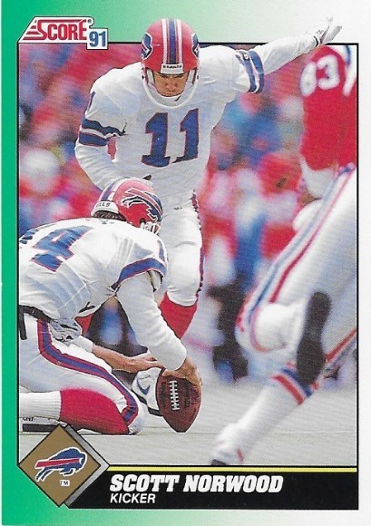 Norwood, Scott / Buffalo Bills | Score #251 | Football Trading Card | 1991
