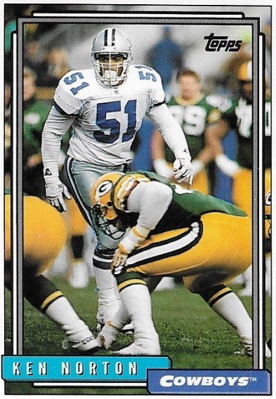 Norton, Ken / Dallas Cowboys | Topps #261 | Football Trading Card | 1992