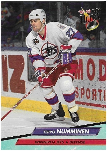Numminen, Teppo / Winnipeg Jets | Ultra #243 | Hockey Trading Card | 1992-93