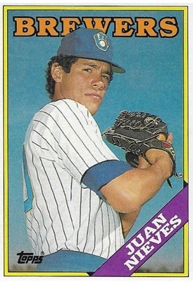 Nieves, Juan / 1988 Milwaukee Brewers | Fleer #515