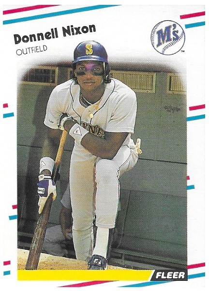 Nixon, Donell / 1988 Seattle Mariners | Fleer #382