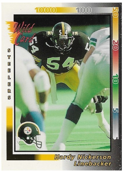 Nickerson, Hardy / Pittsburgh Steelers | Wild Card #392 | Football Trading Card | 1992