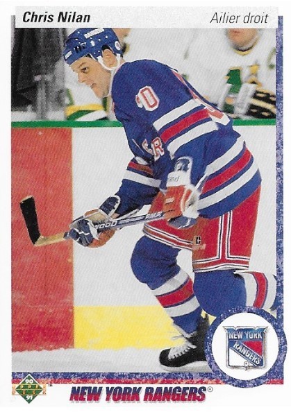 Nilan, Chris / New York Rangers | Upper Deck #368 | Hockey Trading Card | 1990-91 | Canada