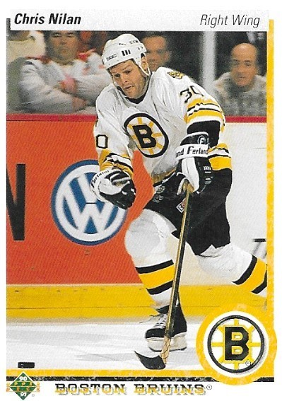 Nilan, Chris / Boston Bruins | Upper Deck #442 | Hockey Trading Card | 1990-91