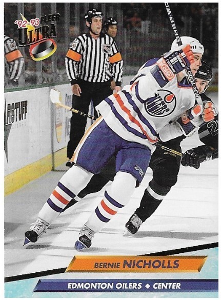 Nicholls, Bernie / Edmonton Oilers | Ultra #64 | Hockey Trading Card | 1992-93
