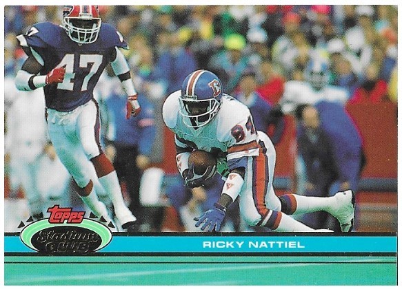 Nattiel, Ricky / Denver Broncos | Stadium Club #494 | Football Trading Card | 1991
