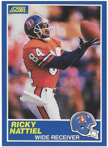 Nattiel, Ricky / Denver Broncos | Score #73 | Football Trading Card | 1989