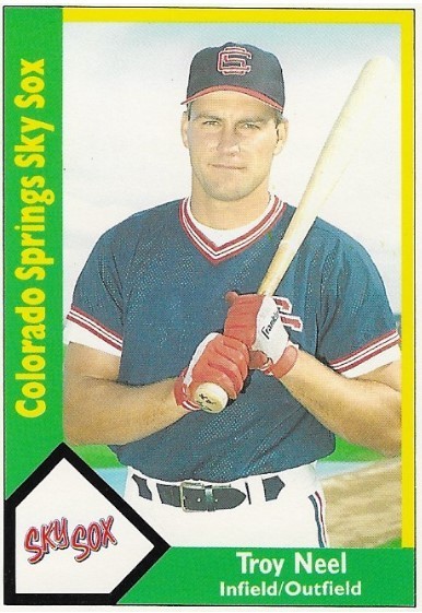 Neel, Troy / 1990 Colorado Springs Sky Sox | CMC #469 | Pacific Coast League