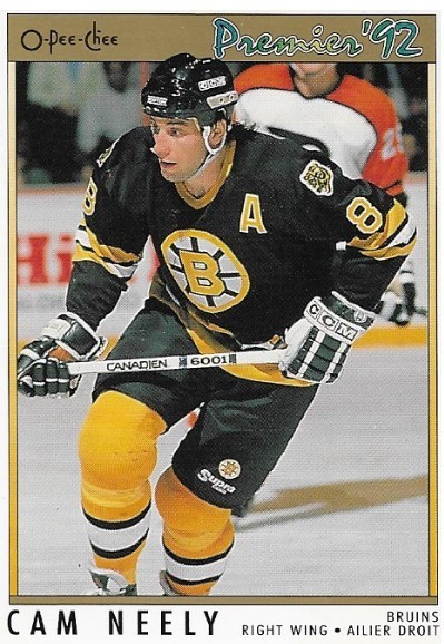 Neely, Cam / Boston Bruins | O-Pee-Chee Premier #107 | Hockey Trading Card | 1991-92 | Canada
