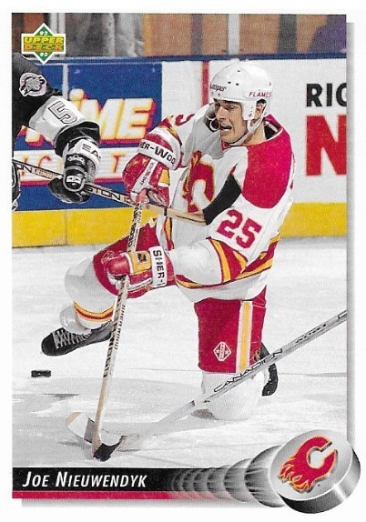 Nieuwendyk, Joe / Calgary Flames | Upper Deck #128 | Hockey Trading Card | 1992-93